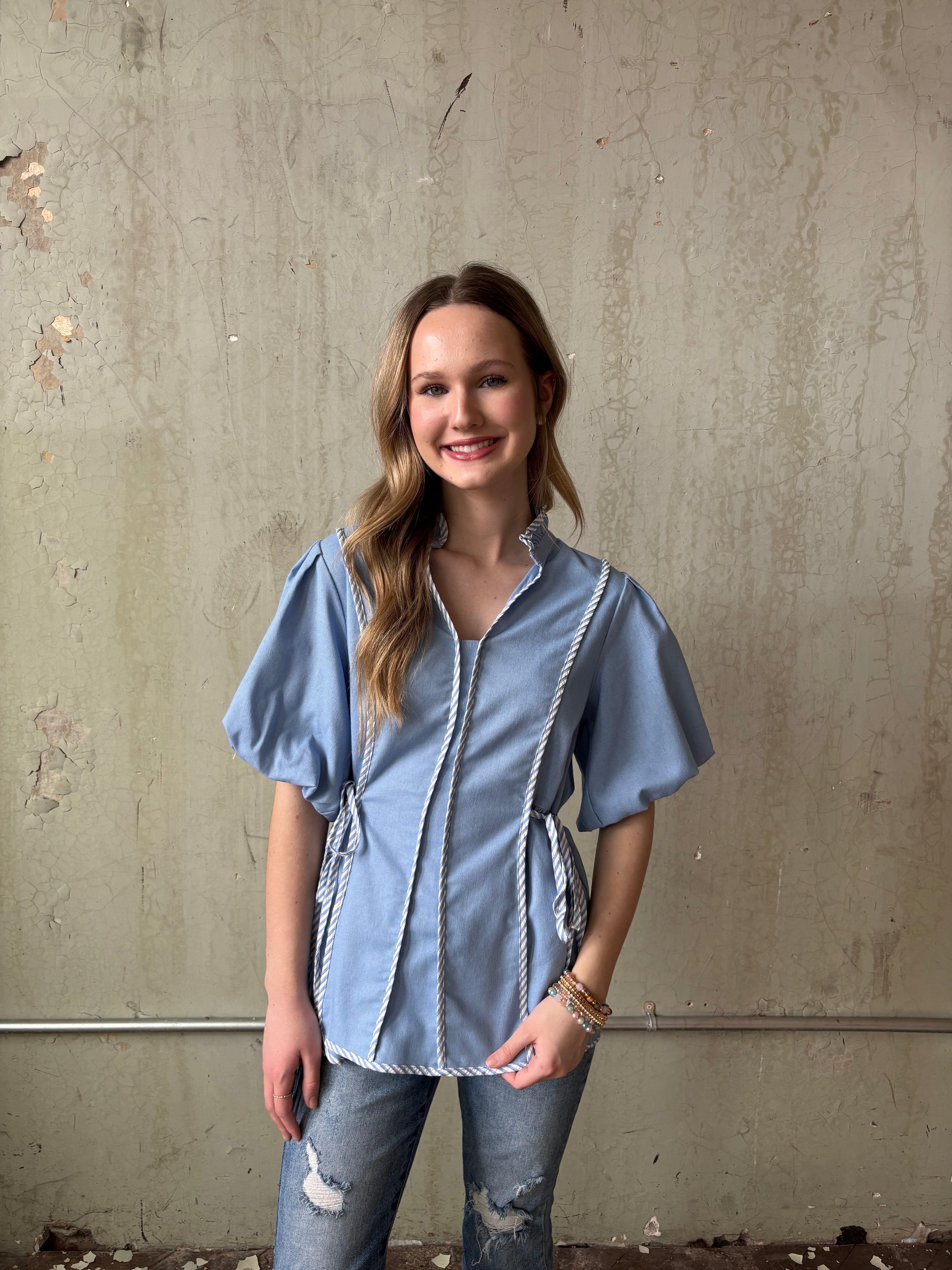 LINEN TOP